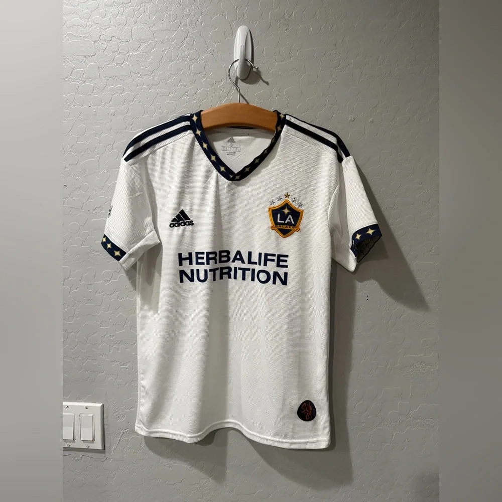 Adidas AeroReady Los Angeles‎ Galaxy Solo Un LA Soccer Jersey Small Bin 2